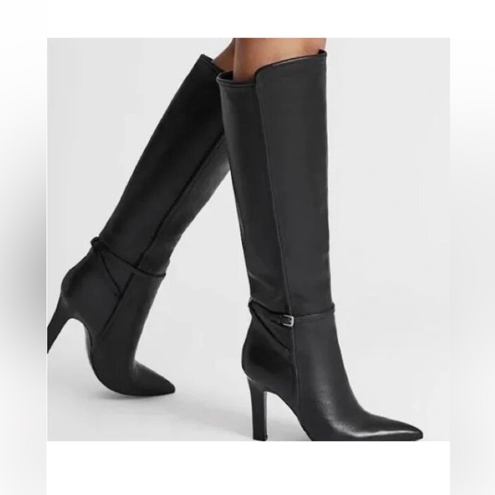 Reiss Black leather Boots